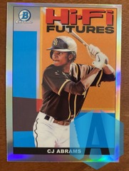 2022 Bowman Hi Fi Futures #HIFI-8 CJ Abrams San Diego Padres